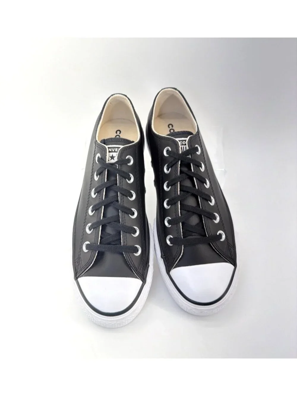 Converse Chuck Taylor Black All Star Platform Low-Top Sneakers Womens Size 8 - Picture 2 of 10